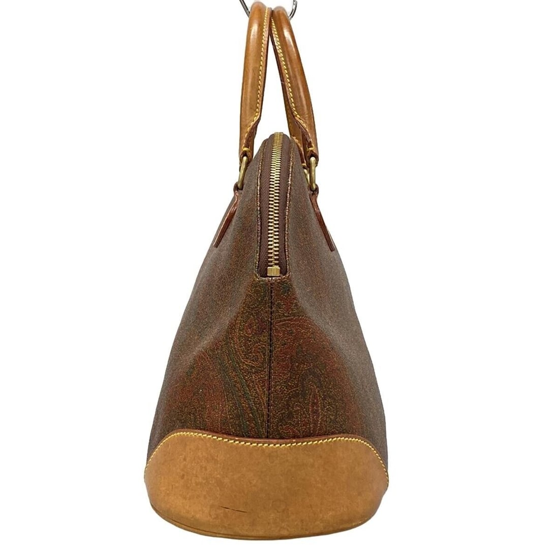 Auth ETRO - Dark Brown Brown: Auth ETRO - Dark Brown Brown Multi PVC Leather Handbag Condition: Pre-owned Brand: ETRO Style: Handbag Exterior Color: Dark Brown, Brown, Multi Exterior Material: PVC, Leather Accessories: Dust Ba