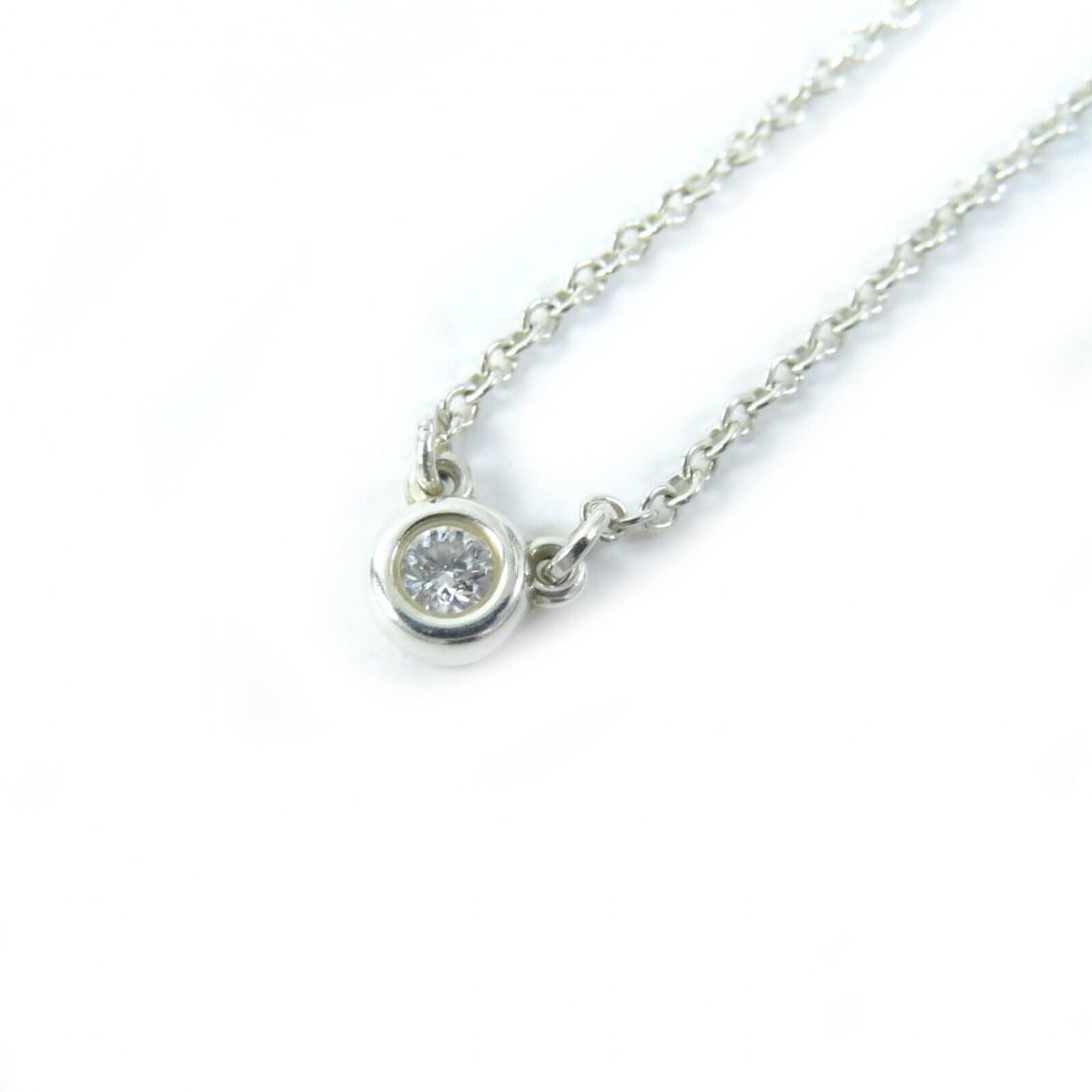 TIFFANY&Co. Very Color the Yard Elsa: TIFFANY&Co. Very Color the Yard Elsa Peretti AG925 1P diamond necklace Condition: Pre-owned Brand: TIFFANY&:Co. Country: Japan SN: MOR_0820 Main Stone Creation: Natural Main Stone: NA