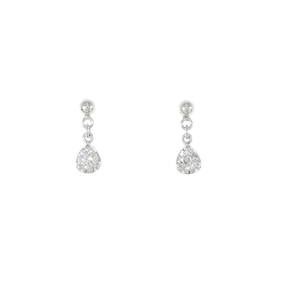 4 Prong Round Tennis Necklace - 14k White Gold, 25.00 Ct (12376) 4 Prong Round Tennis Necklace - 14k White Gold, 25.00 Ct (12376)