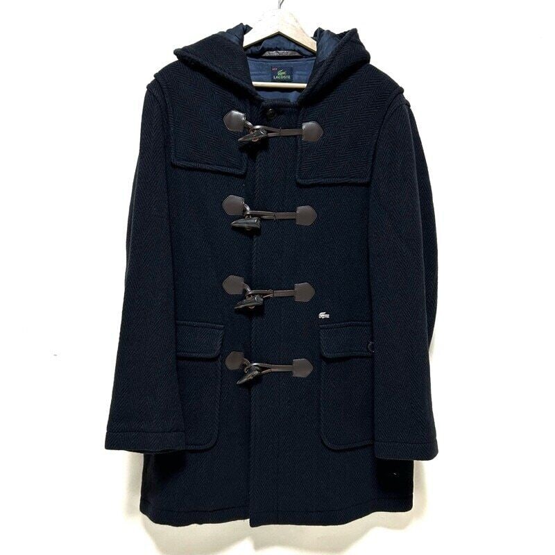 Auth Lacoste - Dark Navy: Auth Lacoste - Dark Navy Coat Condition: Pre-owned Brand: Lacoste Style: Coat Color: Dark Navy Outer Shell Material: Please see the photo of the quality tag Accessories: None ConditionRan