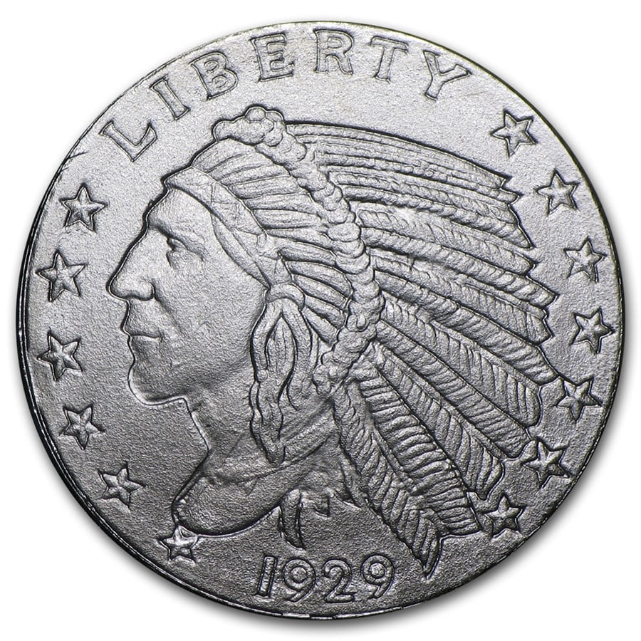 1/10 oz Silver Round - Incuse (1 of 3)