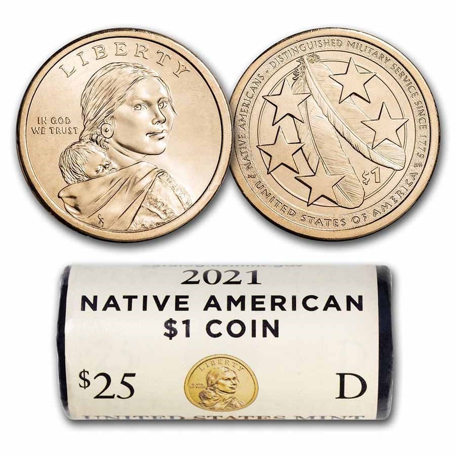 2021-D Native Amer $1 - Eagle (1 of 3)