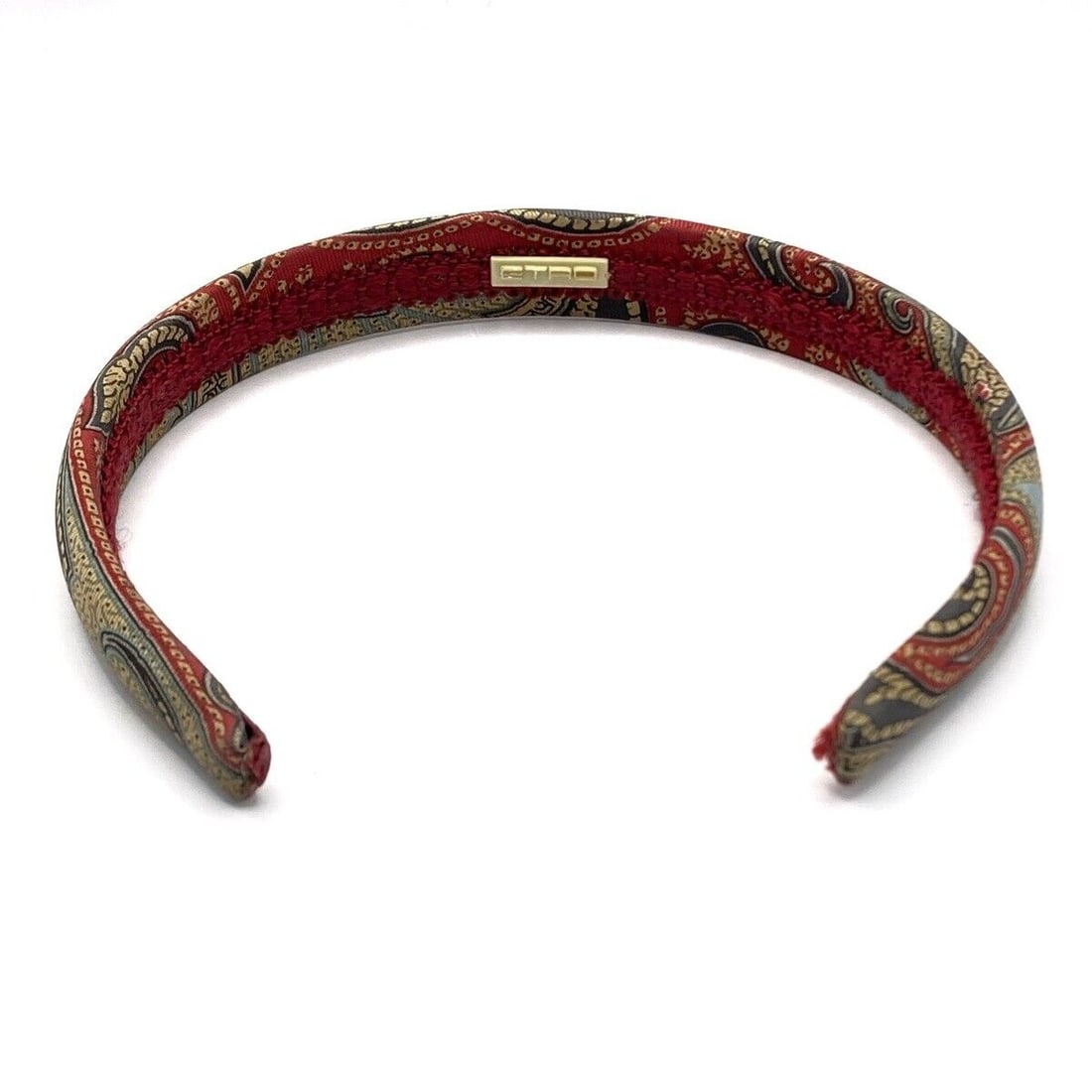 Auth ETRO - Cream Red Multi: Auth ETRO - Cream Red Multi Silk Other Jewellery Condition: Pre-owned Brand: ETRO Style: Other Jewellery Color: Cream, Red, Multi Material: Silk Note: This will be shipped by FedEx. Please note ta
