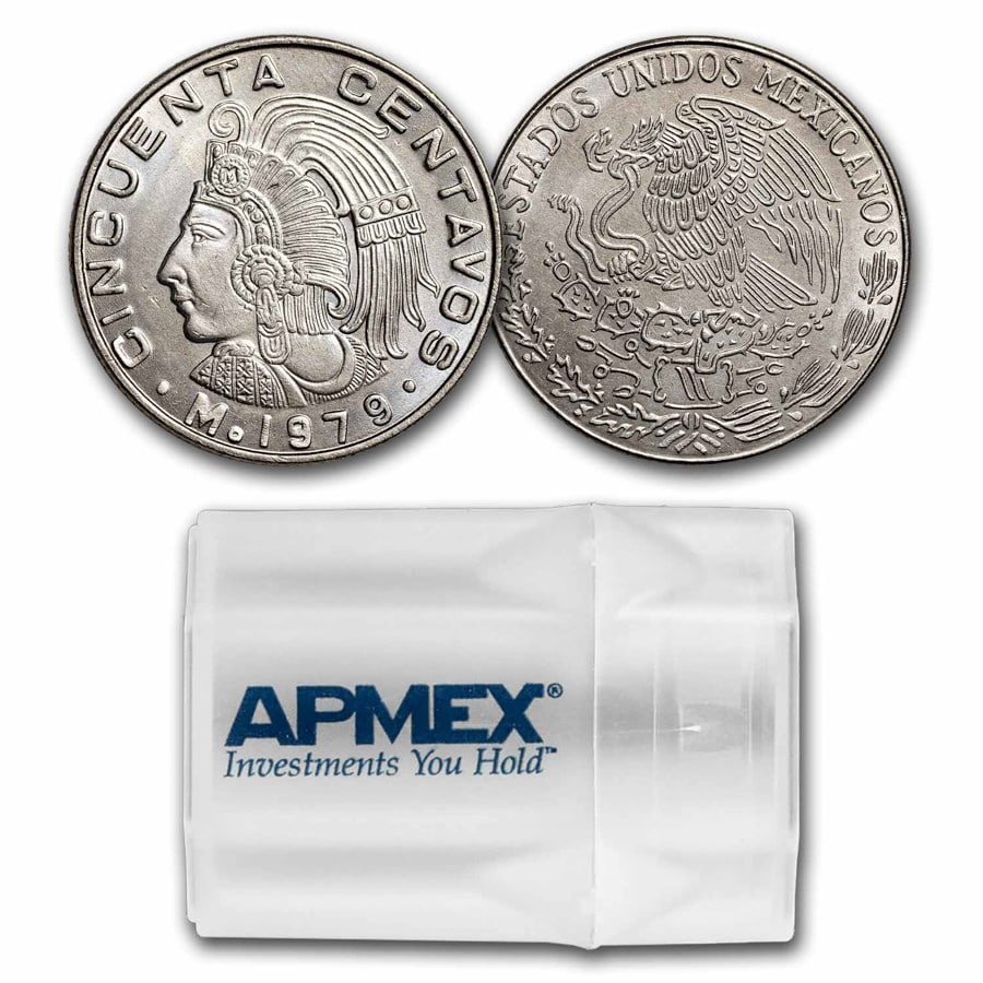 1970-1983 Mexico 50 Centavos BU (1 of 3)