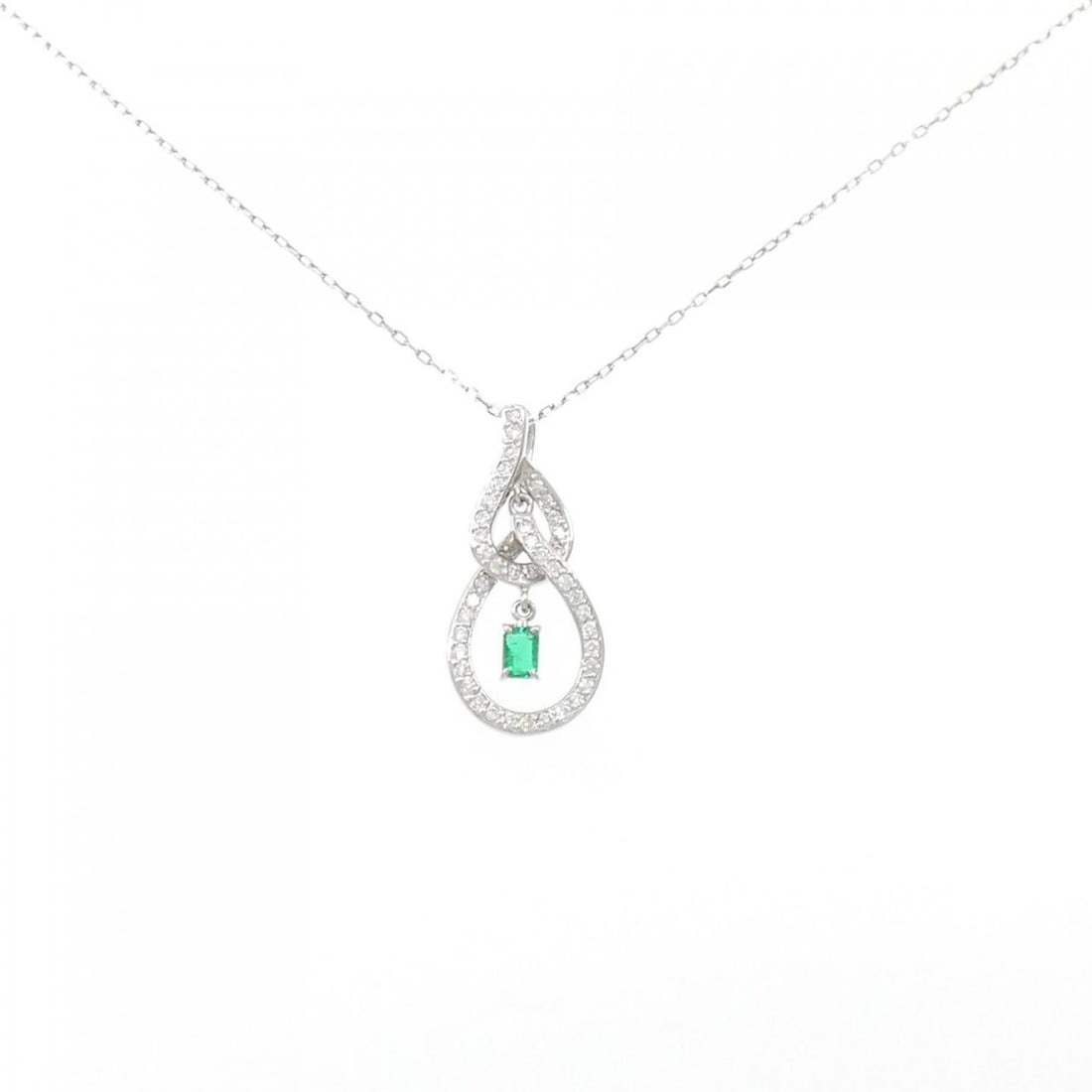 Authentic PT Emerald Necklace 0.09CT #260-006-582-2364 (1 of 5)