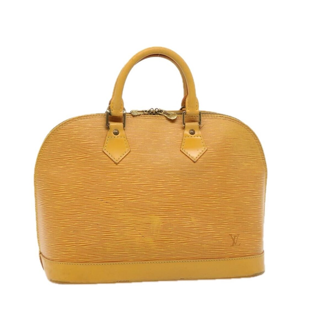 LOUIS VUITTON Epi Alma Hand Bag: LOUIS VUITTON Epi Alma Hand Bag Tassili Yellow M52149 LV Auth 76961 Condition: Pre-owned Detail Notes: ?Pre-owned: An item that has been used or worn previously. See the sellers listing for full ... R