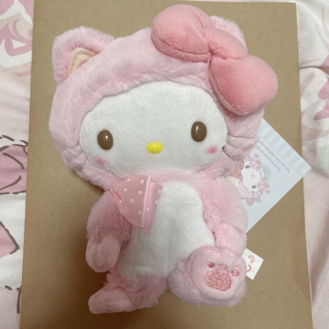 Hello Kitty Super rare Pink kitten: Hello Kitty Super rare Pink kitten series Stuffed toy & stuffed animal mascot Condition: Used Detail Notes: ?This item is very popular and I finally got it after searching around for it. It was stored