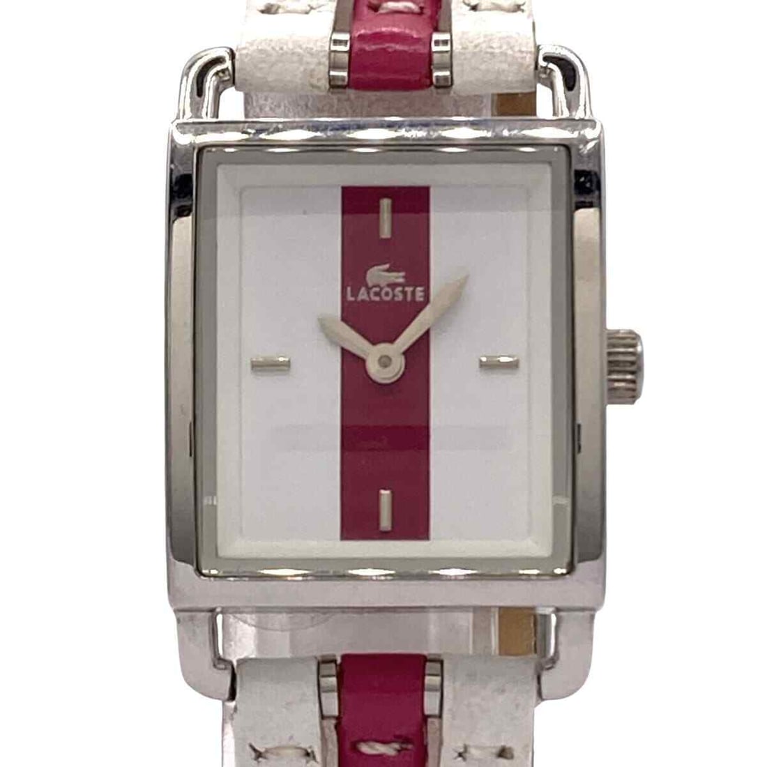Authentic Lacoste - 6500L White Pink: Authentic Lacoste - 6500L White Pink Wrist Watch Condition: Pre-owned Brand: Lacoste Style: Wrist Watch Color: Please see the photos Model Number: 6500L ConditionRank: 6 Department: Women