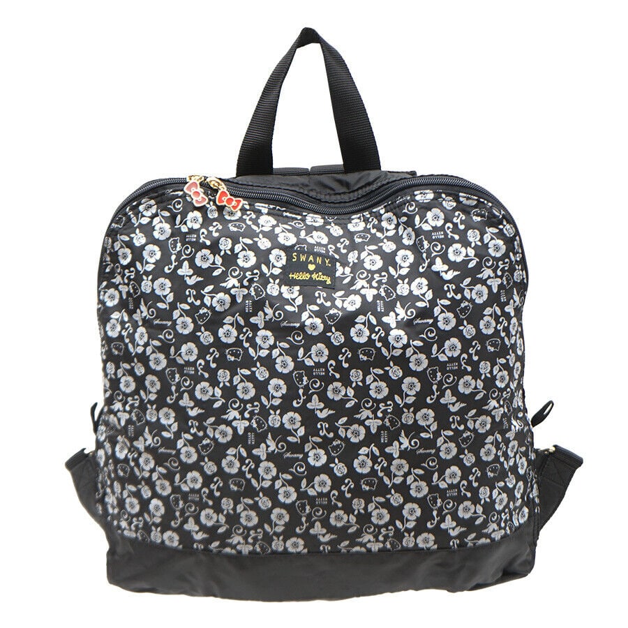 Hello Kitty Collaboration Backpack Swanny Carry: Hello Kitty Collaboration Backpack Swanny Carry On Bag Black Sanrio??/ Condition: New with tags Brand: Swanny Department: Women Character: Hello Kitty Exterior Color: Black Style: Backpack <br