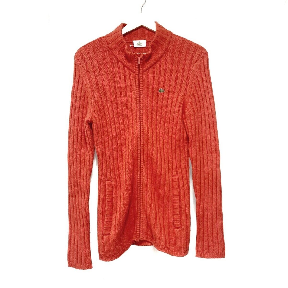 Auth Lacoste - Orange Red: Auth Lacoste - Orange Red Lightweight Jacket Condition: Pre-owned Brand: Lacoste Style: Lightweight Jacket Color: Orange Red Outer Shell Material: Please see the photo of the quality tag Condition