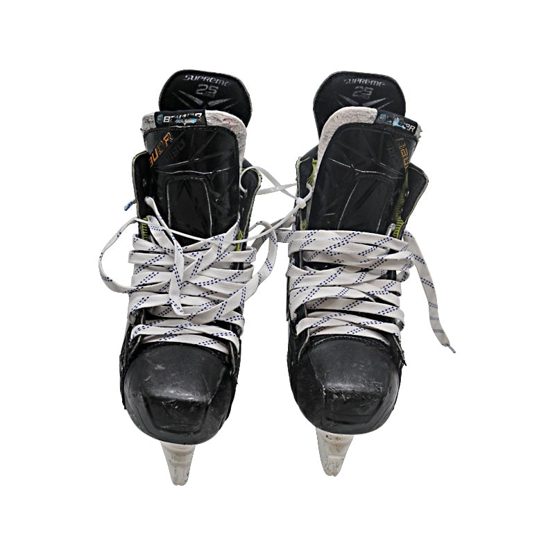 keiffer bellows new york islanders used: keiffer bellows new york islanders used pair of bauer hockey skates Kieffer Bellows is an American professional ice hockey forward for the New York Islanders of the National Hockey League. He was draf