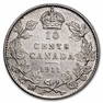 1911 Canada Silver 10 Cents George