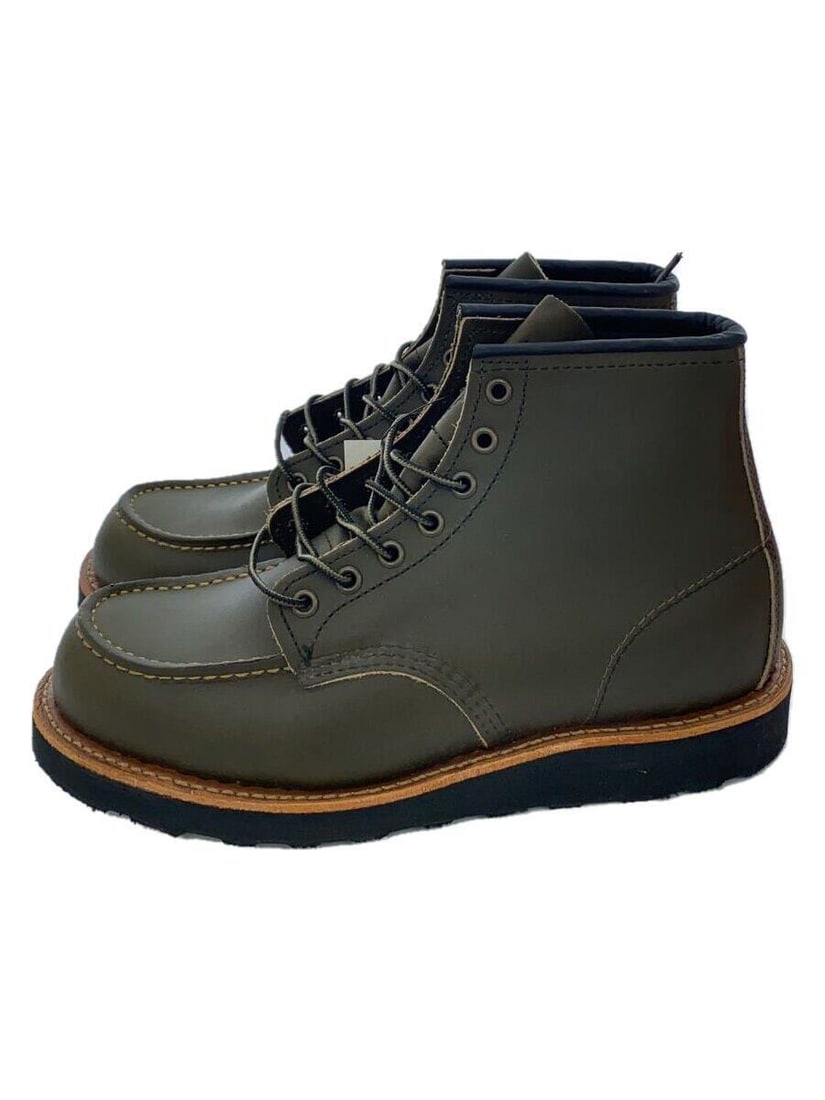 RED WING lace-up boots 26cm khaki: RED WING lace-up boots 26cm khaki leather 8828 6 MOC Condition: Pre-owned Brand: RED WING Country: Japan SN: MOR_0820 Department: NA Type: Boot Character: Boots US Shoe Size: NA