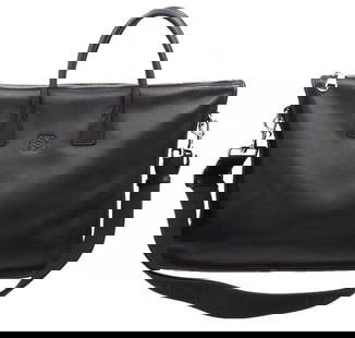 LOEWE Leather 2WAY Business Bag Hand/Shoulder: LOEWE Leather 2WAY Business Bag Hand/Shoulder bag Black 240719N Condition: Pre-owned Brand: LOEWE Style: Hand Bag Exterior Material: Leather Exterior Color: Unknown Department: Ladies Typ