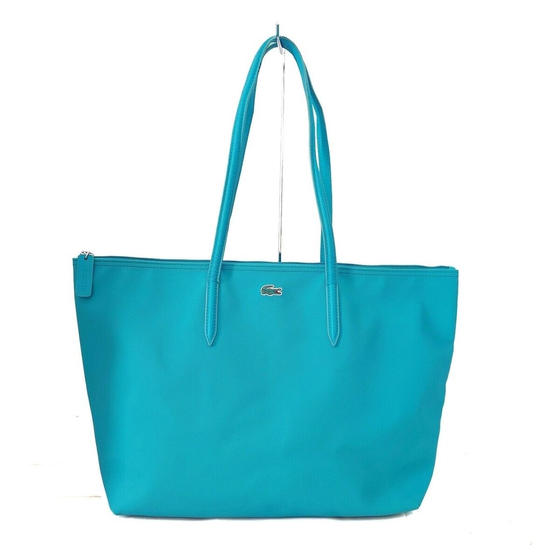 Authentic Lacoste - Light Blue PVC: Authentic Lacoste - Light Blue PVC Tote Bag Condition: Pre-owned Brand: Lacoste Style: Tote Bag Exterior Color: Light Blue Exterior Material: PVC ConditionRank: 5 Department: Women <b