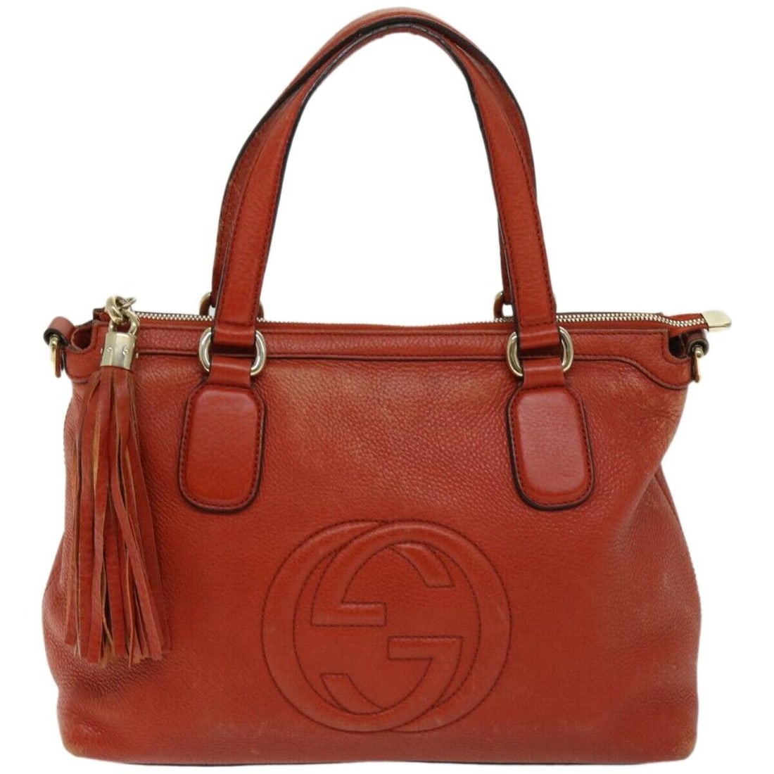 GUCCI Soho Hand Bag Leather 2way (1 of 8)