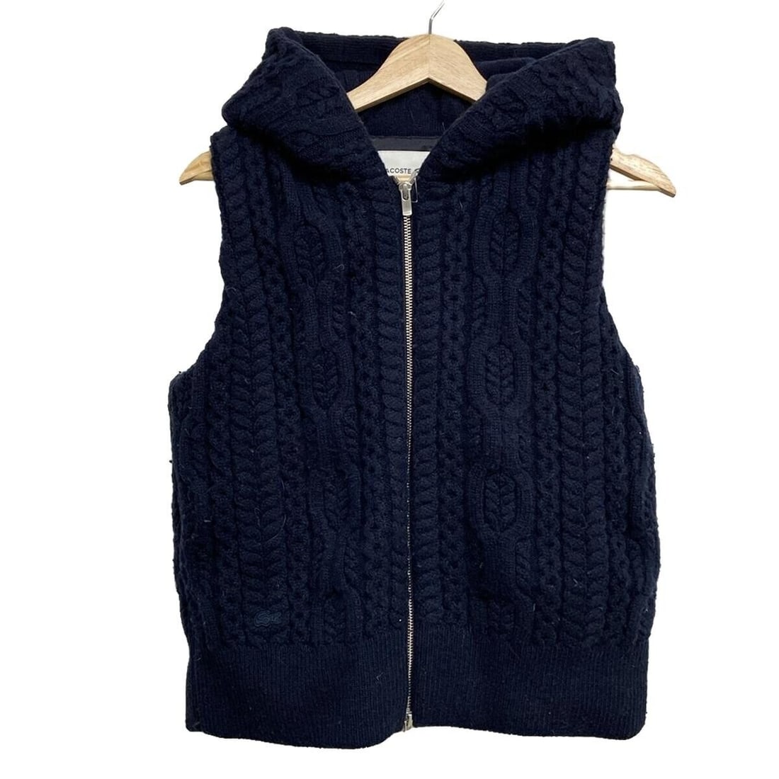 Authentic Lacoste - Dark Navy Down: Authentic Lacoste - Dark Navy Down Vest Condition: Pre-owned Brand: Lacoste Style: Down Vest Color: Dark Navy Outer Shell Material: Please see the photo of the quality tag ConditionRank: 6 <br