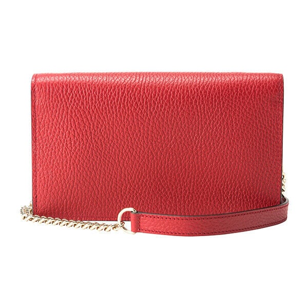 Gucci Clutch/Second Bag Shoulder Bag Dollar: Gucci Clutch/Second Bag Shoulder Bag Dollar Calf Red 240704N Condition: Pre-owned Brand: GUCCI Style: Hand Bag Exterior Material: Leather Exterior Color: Unknown Department: Ladies Type: