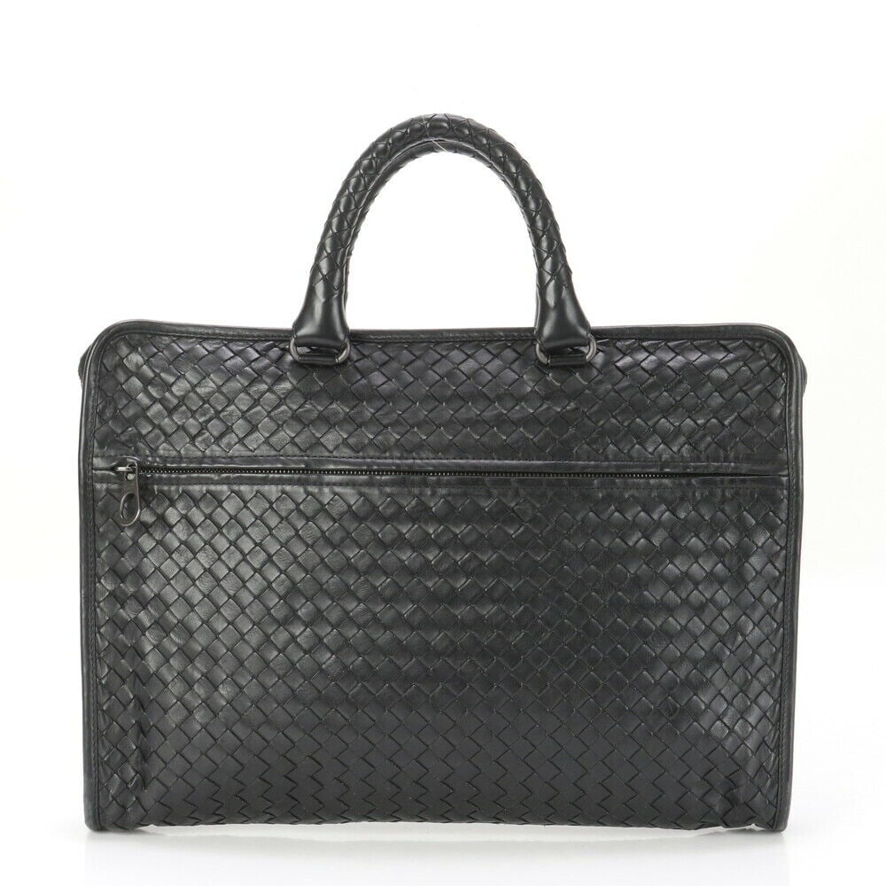 Bottega Veneta Intrecciato Leather Business Bag (1 of 8)