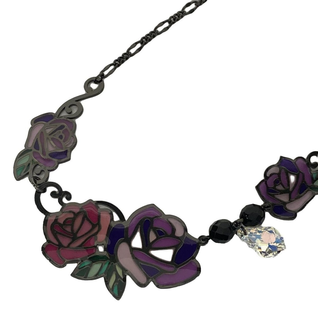 Auth ANNA SUI Red Purple Multi: Auth ANNA SUI Red Purple Multi Hardware Plastic Necklace Condition: Pre-owned Brand: ANNA SUI Style: Necklace Color: Red, Purple, Multi Material: Hardware, Plastic Note: This will be shipped by Fe