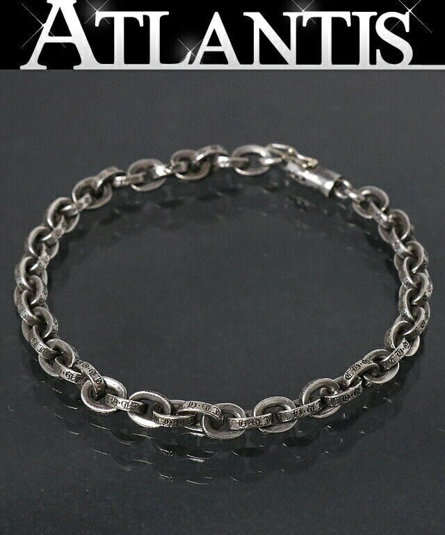Chrome Hearts Paper chain bracelet Silver: Chrome Hearts Paper chain bracelet Silver SV925 Bracelet 7 inches 96 Condition: Pre-owned Brand: Chrome Hearts Country: Japan SN: MOR_0820 Department: Men Style: bracelet Material: NA <br