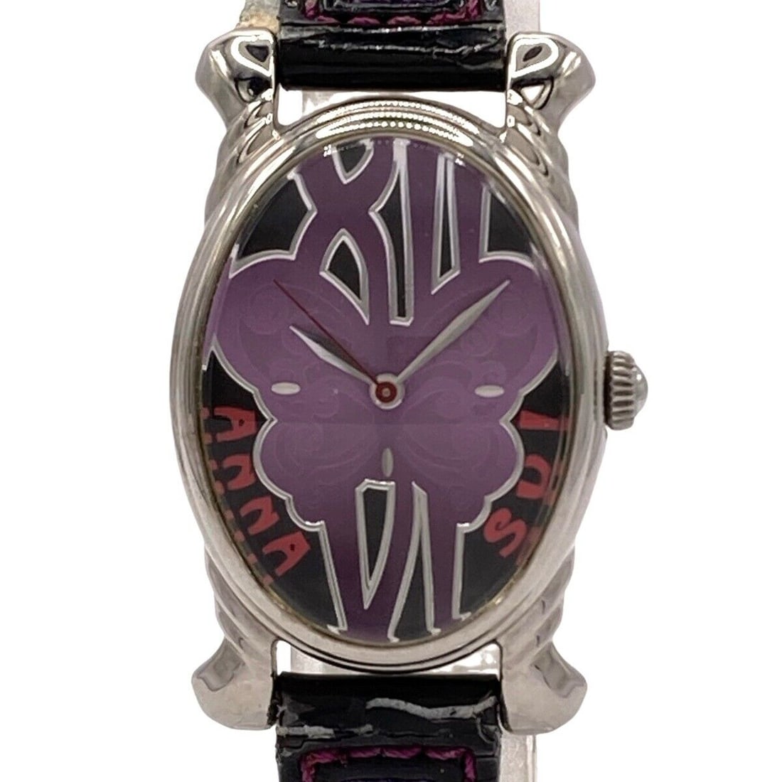Auth ANNA SUI - 7N01-0ES0 601793: Auth ANNA SUI - 7N01-0ES0 601793 Black Womens Wrist Watch Condition: Pre-owned Brand: ANNA SUI Style: Wrist Watch Color: Please see the photos Model Number: 7N01-0ES0 Serial: 601793 Condi