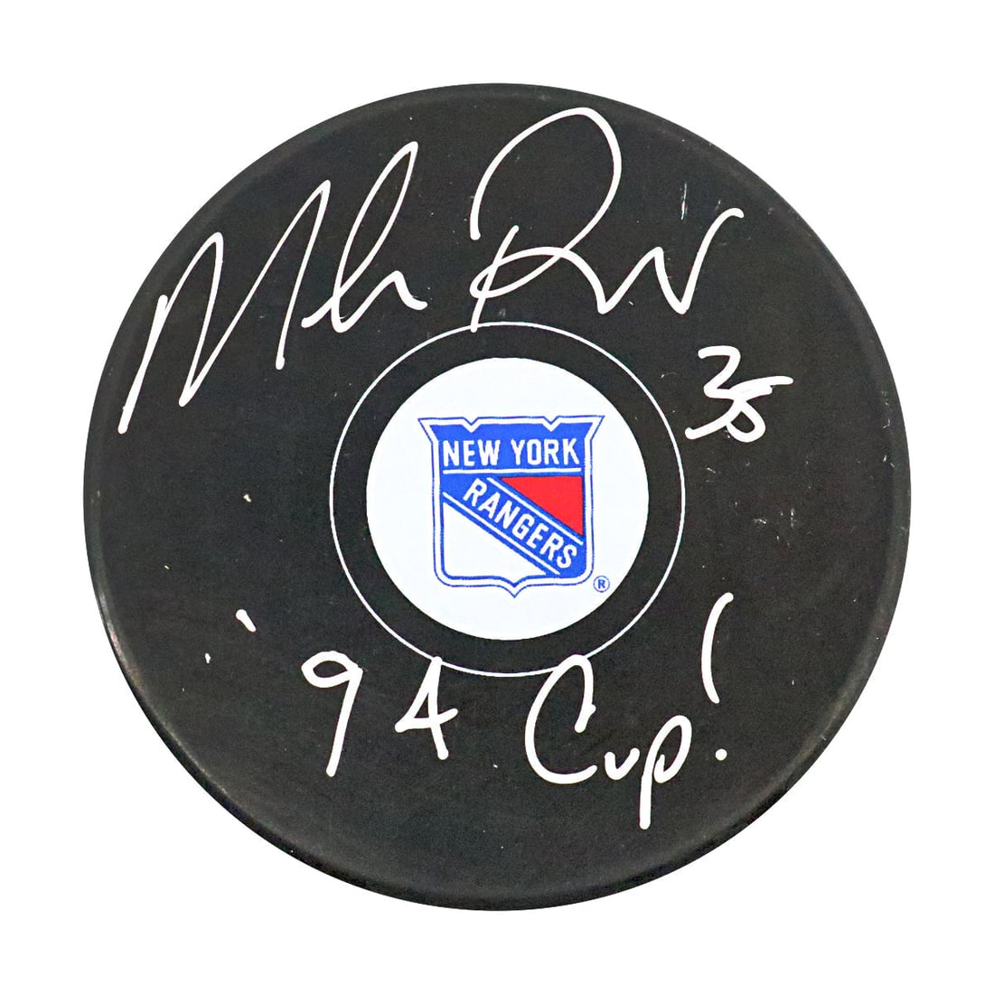 mike richter new york rangers autographed: mike richter new york rangers autographed signed inscribed 94 cup replica rangers puck (CX auth) Mike Richter New York Rangers Autographed Signed Inscribed 94 Cup Replica Rangers Puck . SKU no: RBJ814