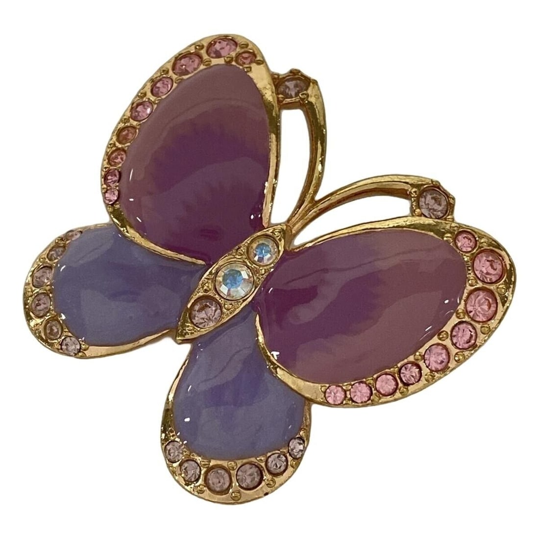 Auth ANNA SUI Pink Purple Gold: Auth ANNA SUI Pink Purple Gold Hardware Color Stone Brooch Condition: Pre-owned Brand: ANNA SUI Style: Brooch Color: Pink, Purple, Gold Material: Hardware, Color Stone Note: This will be shipped b