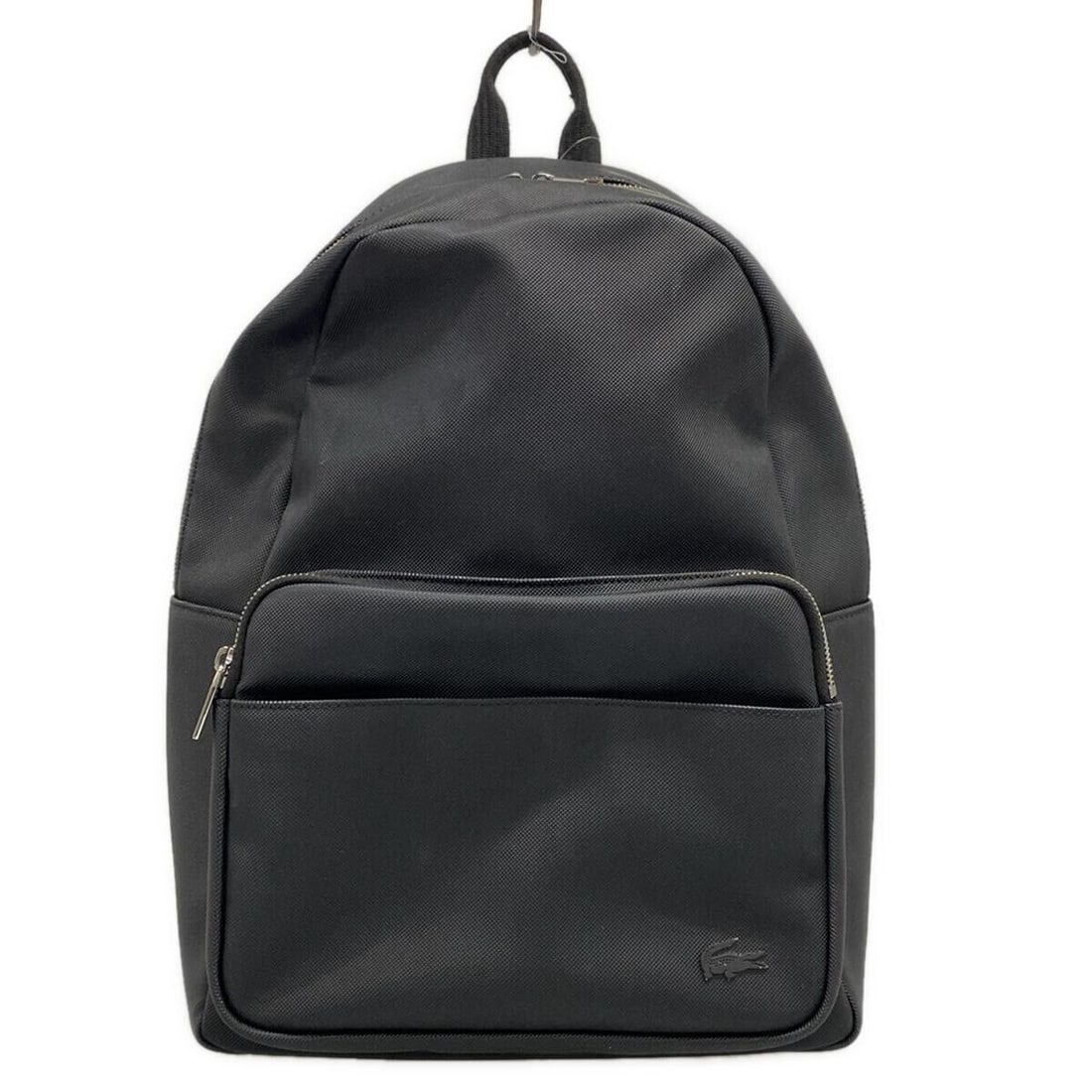 Auth Lacoste Black Nylon Backpack: Auth Lacoste Black Nylon Backpack Condition: Pre-owned Brand: Lacoste Style: Backpack Exterior Color: Black Exterior Material: Nylon ConditionRank: 5 Department: Women Type: Back