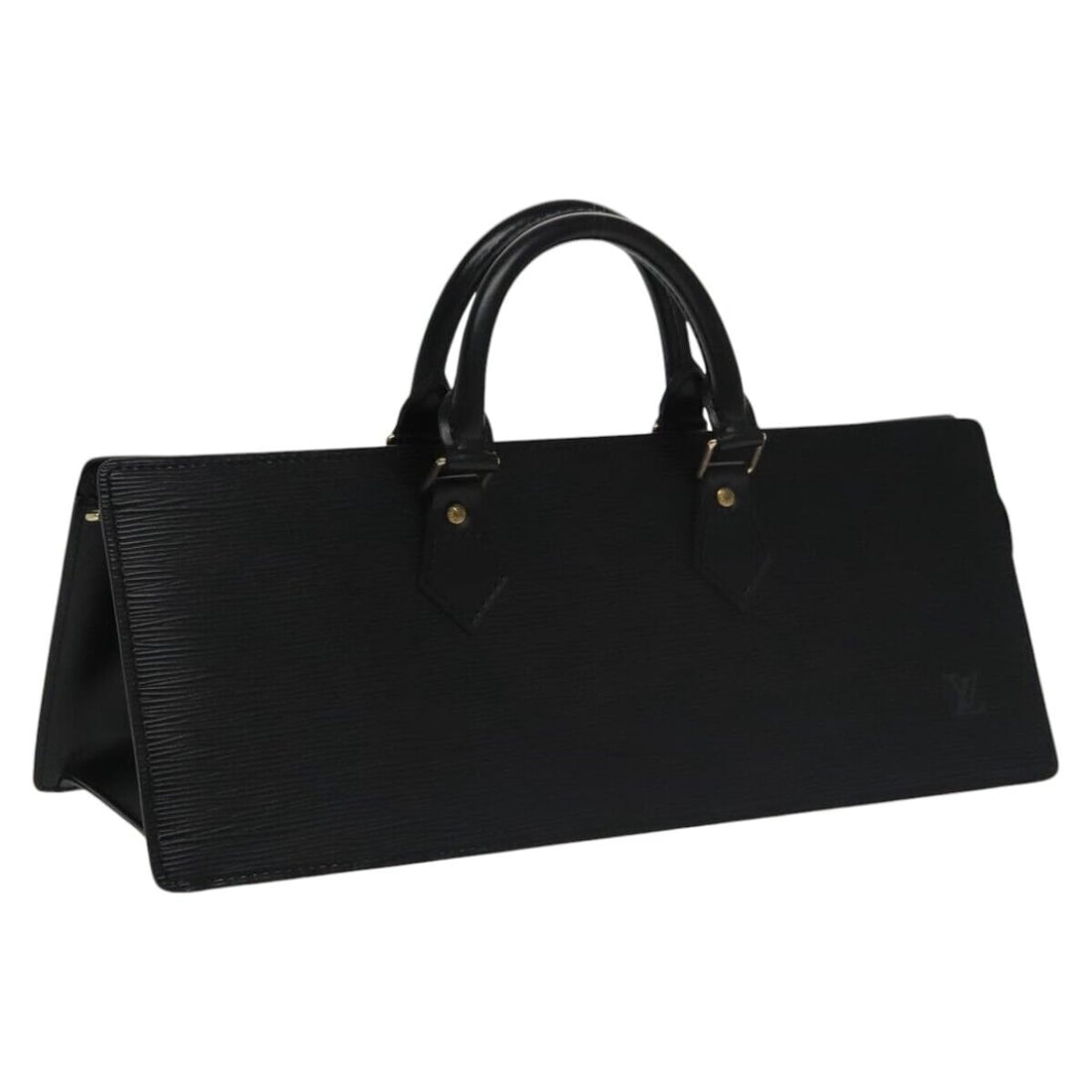 LOUIS VUITTON Epi Sac Triangle Hand: LOUIS VUITTON Epi Sac Triangle Hand Bag Black M52092 LV Auth 102271 Condition: Pre-owned Important Notes: ?Pre-owned: An item that has been used or worn previously. See the sellers listing for full ..