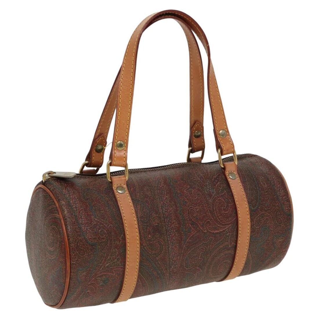 ETRO Paisley Hand Bag PVC Leather: ETRO Paisley Hand Bag PVC Leather Brown Auth yk13636 Condition: Pre-owned Important Notes: ?Pre-owned: An item that has been used or worn previously. See the sellers listing for full ... Read more :?P