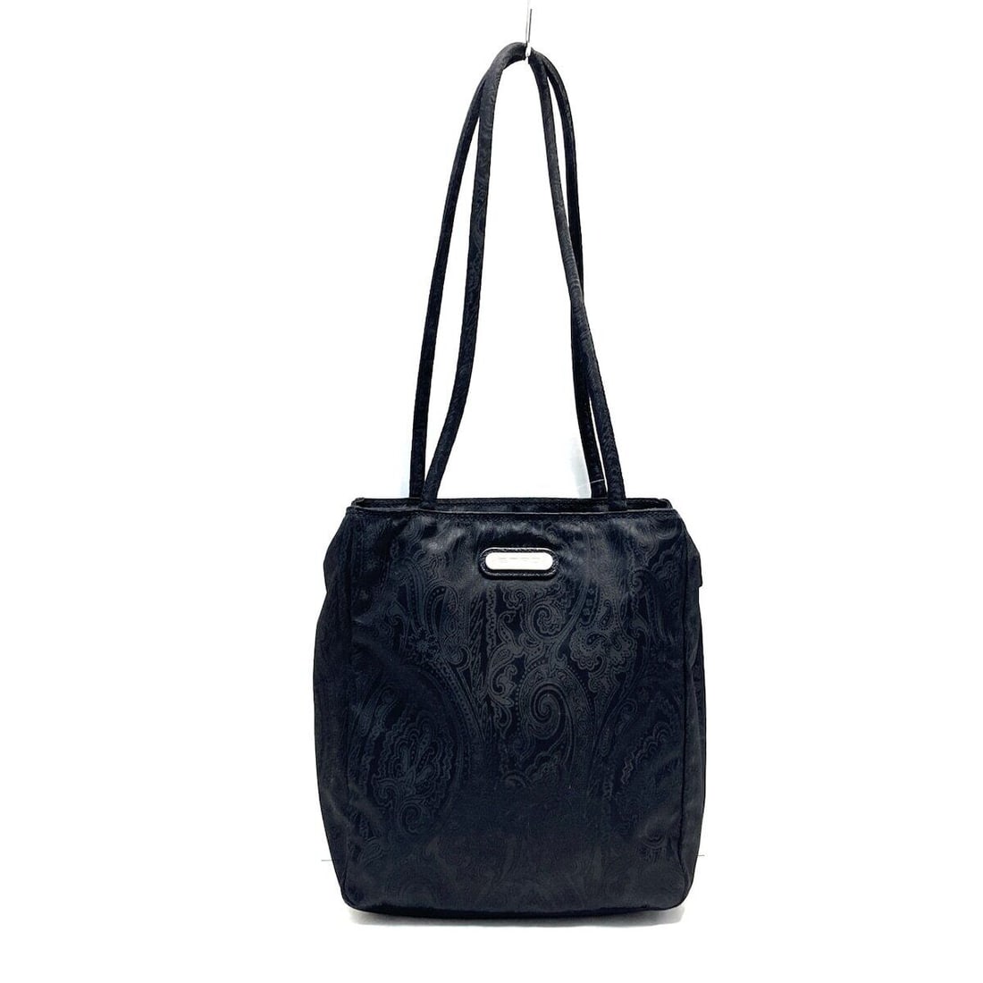 Auth ETRO - Black Jacquard Shoulder: Auth ETRO - Black Jacquard Shoulder Bag Condition: Pre-owned Brand: ETRO Style: Shoulder Bag Exterior Color: Black Exterior Material: Jacquard ConditionRank: 6 Department: Women
