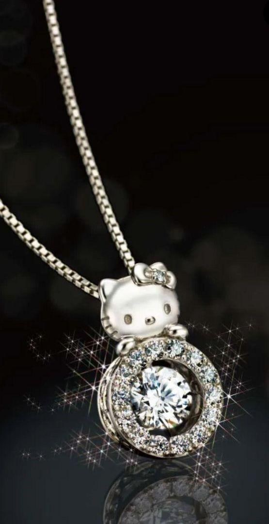 Hello Kitty Dancing Stone Jewelry Pendant: Hello Kitty Dancing Stone Jewelry Pendant Diamond zirconia SV925 Condition: Pre-owned Brand: Hello Kitty Type: Necklace Color: Silver Style: Pendant Theme: Anime Main Stone Color: White/C