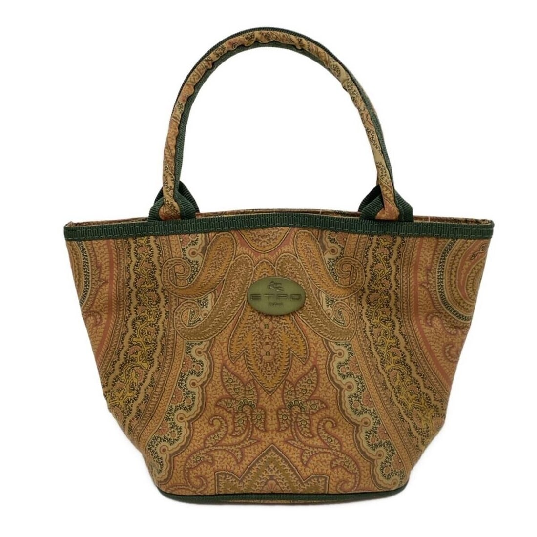Auth ETRO - Light Brown Multi: Auth ETRO - Light Brown Multi Nylon Handbag Condition: Pre-owned Brand: ETRO Style: Handbag Exterior Color: Light Brown, Multi Exterior Material: Nylon ConditionRank: 6 Department: Women