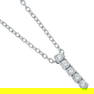 Ponte Vecchio eyeliner 5 stone Necklace