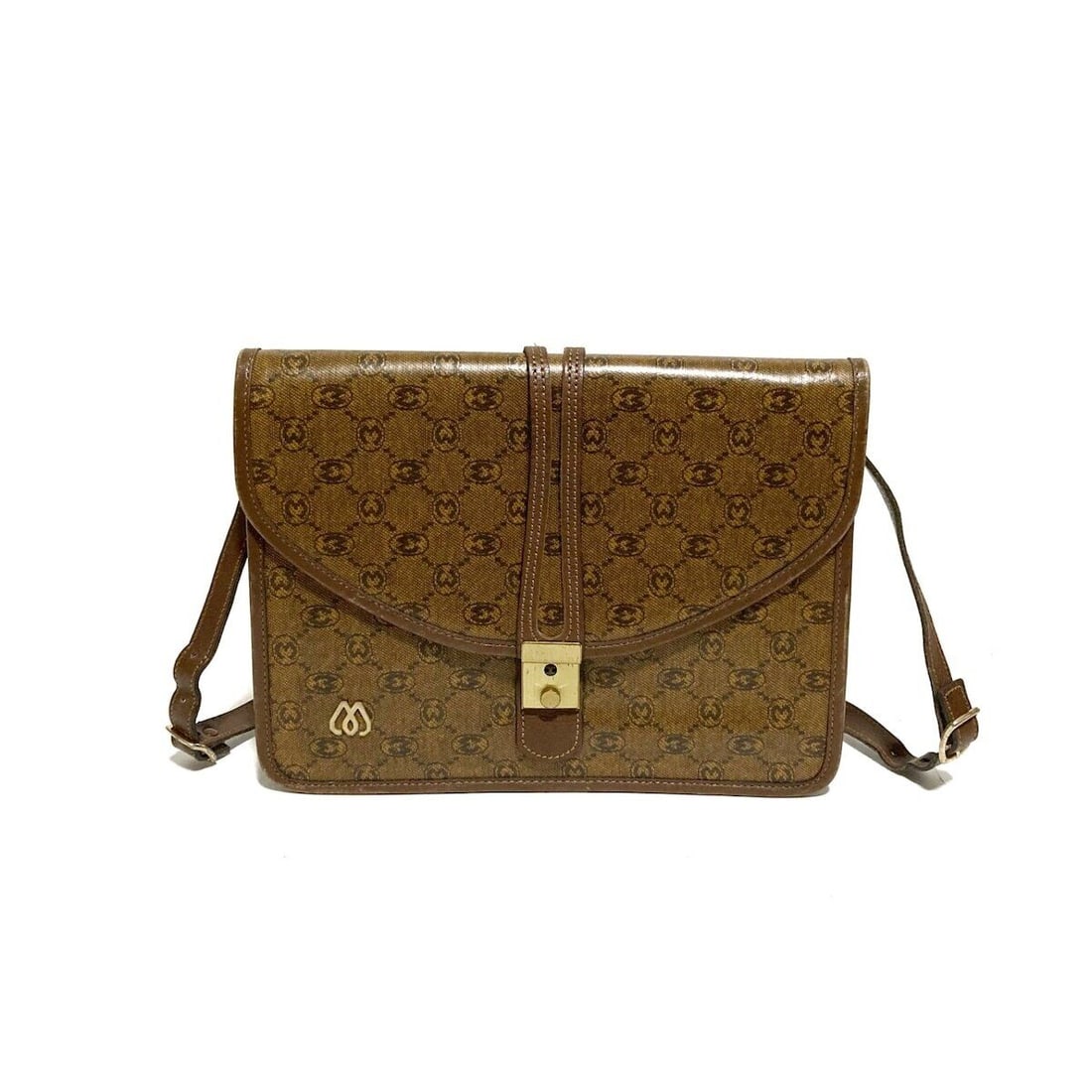 Auth MORABITO Brown Dark Brown Coated: Auth MORABITO Brown Dark Brown Coated Canvas Leather Shoulder Bag Condition: Pre-owned Brand: MORABITO Style: Shoulder Bag Exterior Color: Brown, Dark Brown Exterior Material: Coated Canvas, Leather <