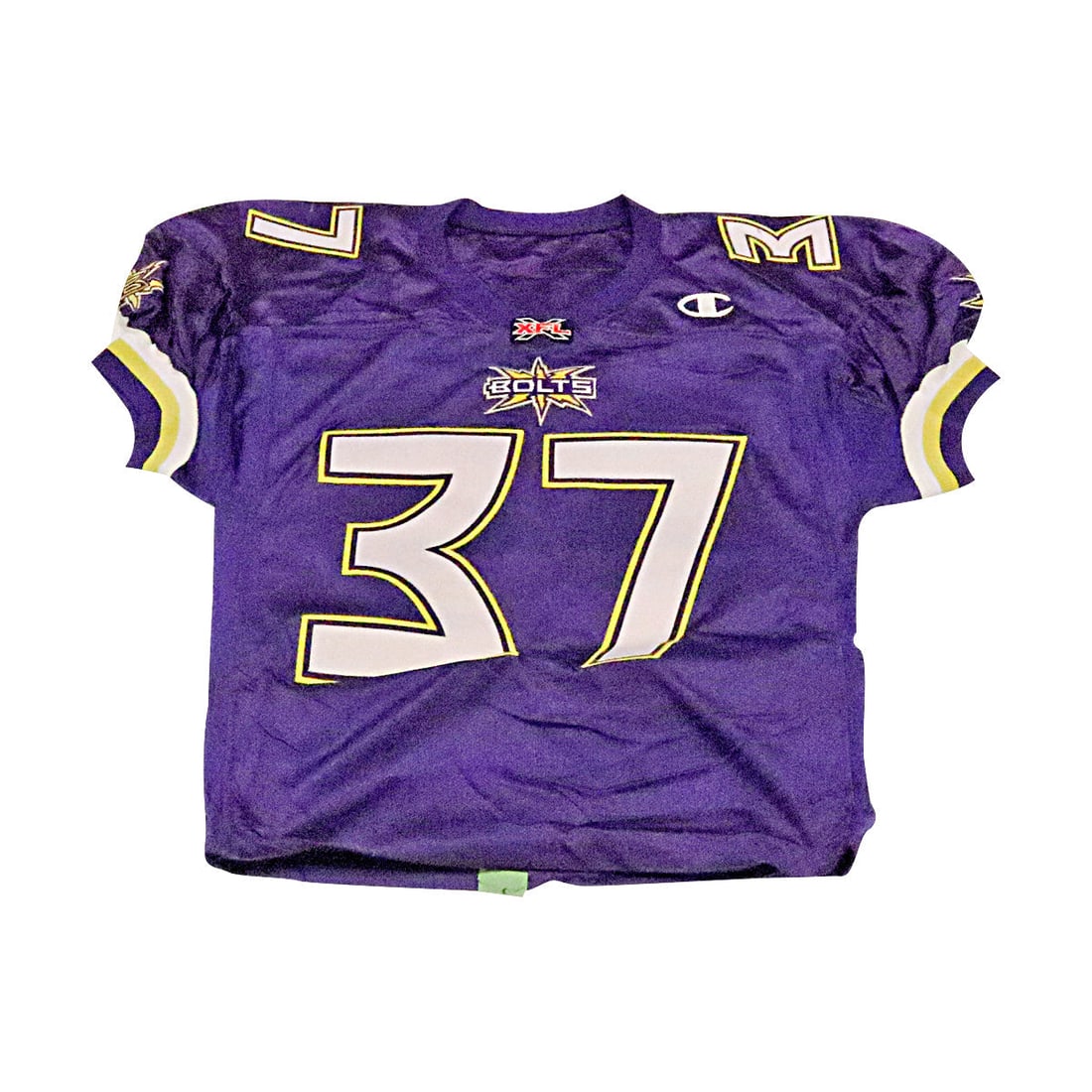 eric sloan birmingham thunderbolts 2001 game used home jersey size 48 short: eric sloan birmingham thunderbolts 2001 game used home jersey size 48 short Eric Sloan Birmingham Thunderbolts 2001 Game Used Home Jersey Size 48 ShortItem is accompanied by a UFL Letter Of Authentici