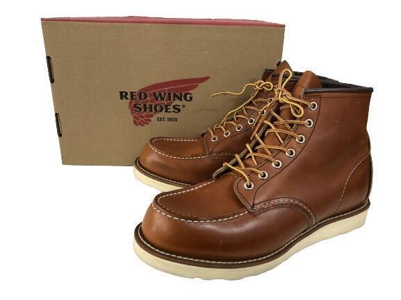 RED WING IRISH SETTER MOC TOE: RED WING IRISH SETTER MOC TOE TRAC TRED Wedge Irish Setter 6 inch Mockto Condition: Pre-owned Brand: RED WING Country: Japan SN: MOR_0820 Department: NA Type: Boot Character: Boots <b