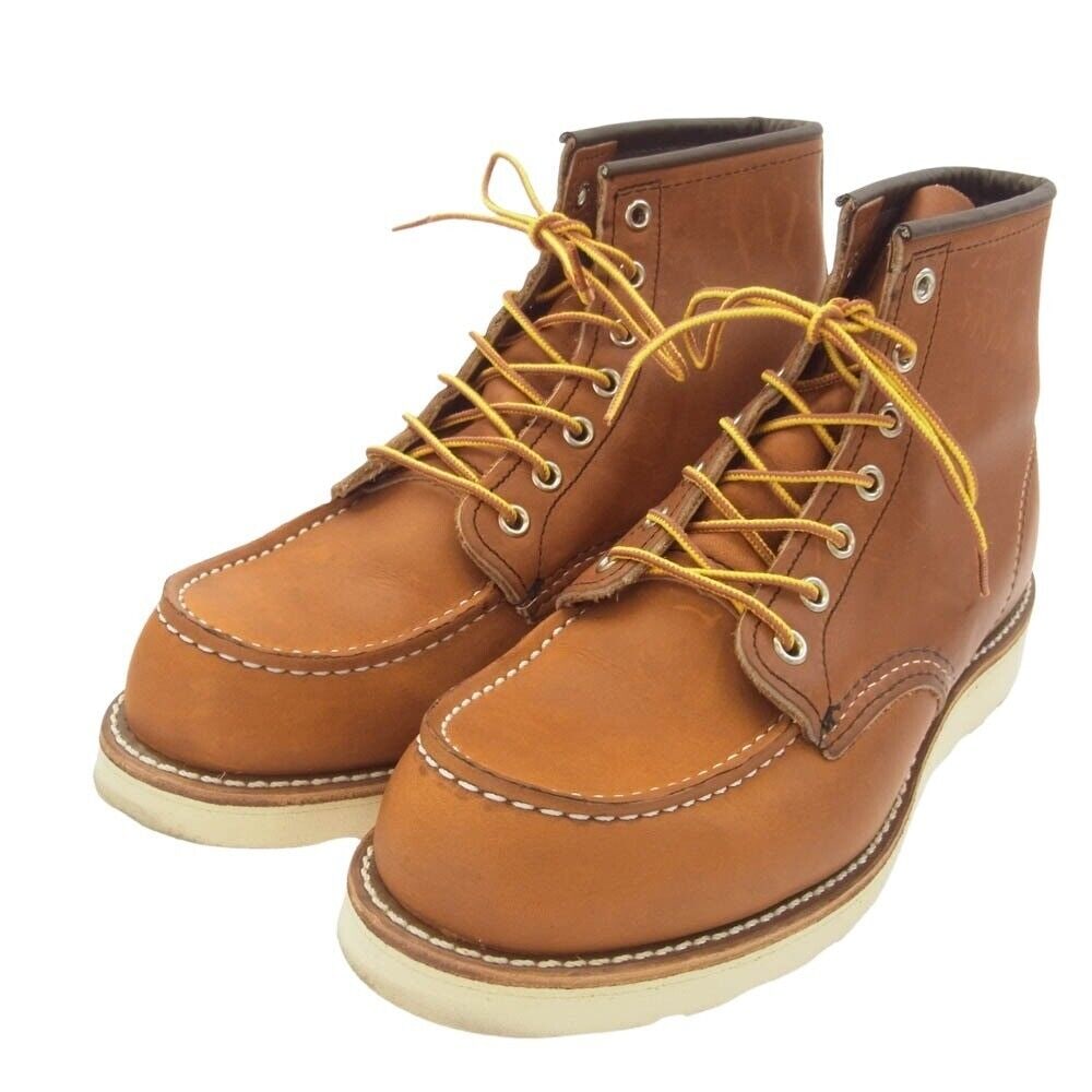 RED WING 875 6-inch Moc Mock: RED WING 875 6-inch Moc Mock Leather Boots Brown 26.5cm Condition: Pre-owned Brand: RED WING Country: Japan SN: MOR_0820 Department: NA Type: Boot Character: Boots US Shoe Size: