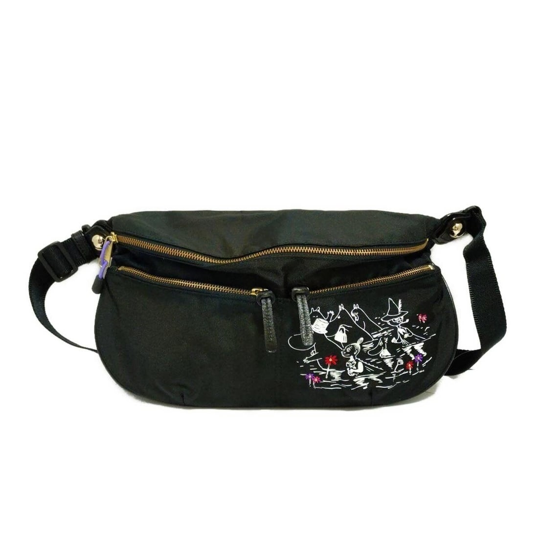 Auth ANNA SUI Black White Multi: Auth ANNA SUI Black White Multi Nylon Shoulder Bag Condition: Pre-owned Brand: ANNA SUI Style: Shoulder Bag Exterior Color: Black, White, Multi Exterior Material: Nylon ConditionRank: 6 D