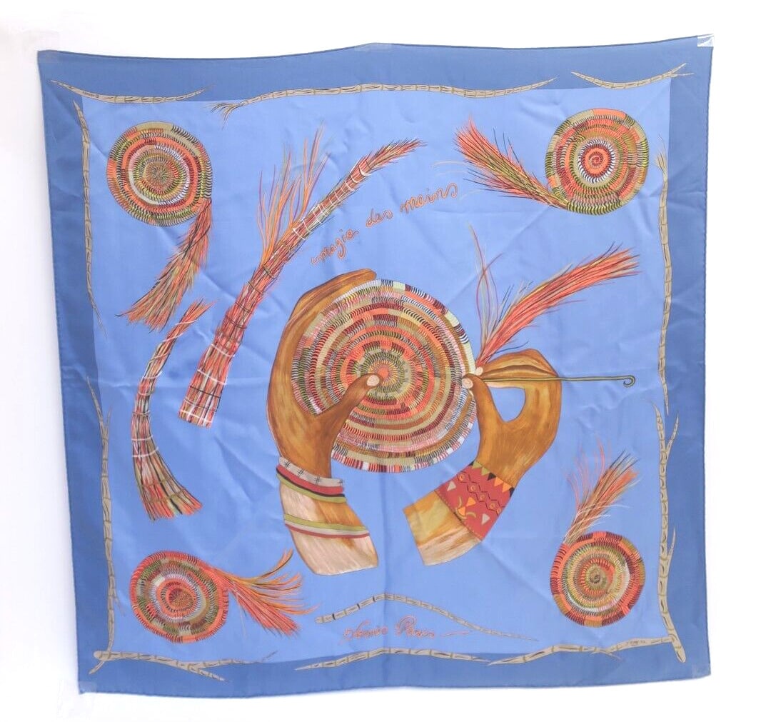Authentic HERMES "Magie Des Mains" Silk (1 of 8)