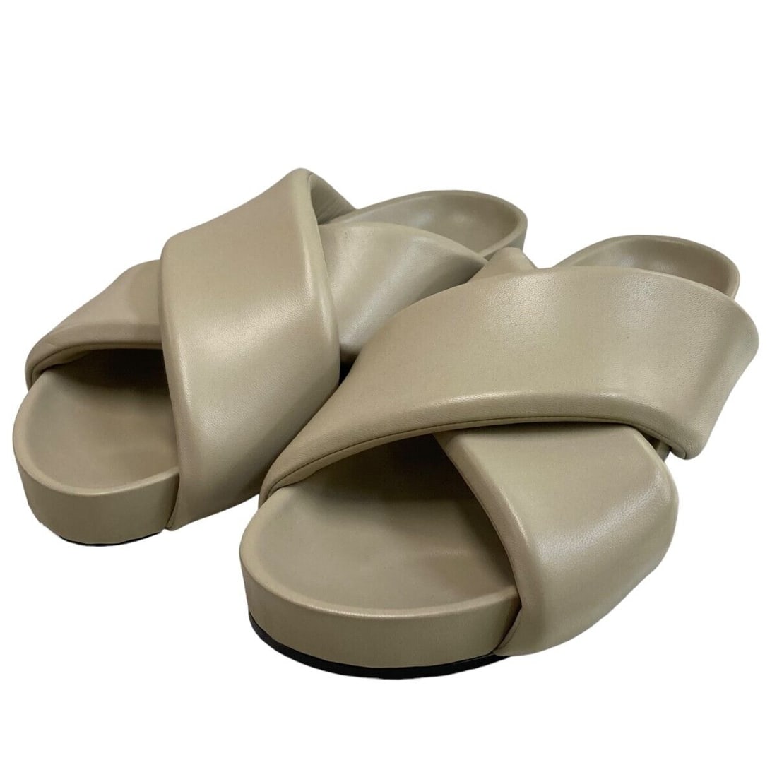 JIL SANDER slide sandals beige Size: (1 of 8)