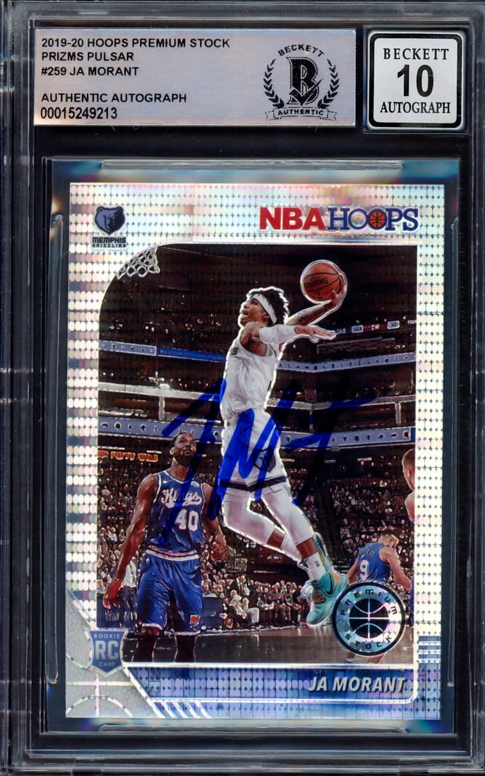 ja morant 2019-20 hoops prizms pulsar RC GEM 10 auto beckett 15249213: ja morant 2019-20 hoops prizms pulsar RC GEM 10 auto beckett 15249213 Ja Morant 2019-20 Hoops Prizms Pulsar RC Gem 10 Auto Beckett 15249213 SKU no: RBJ7419594899544 Guidelines for Bidding We recommend