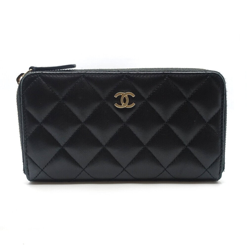 Chanel Matelasse Medium Zip Wallet Lambskin (1 of 9)