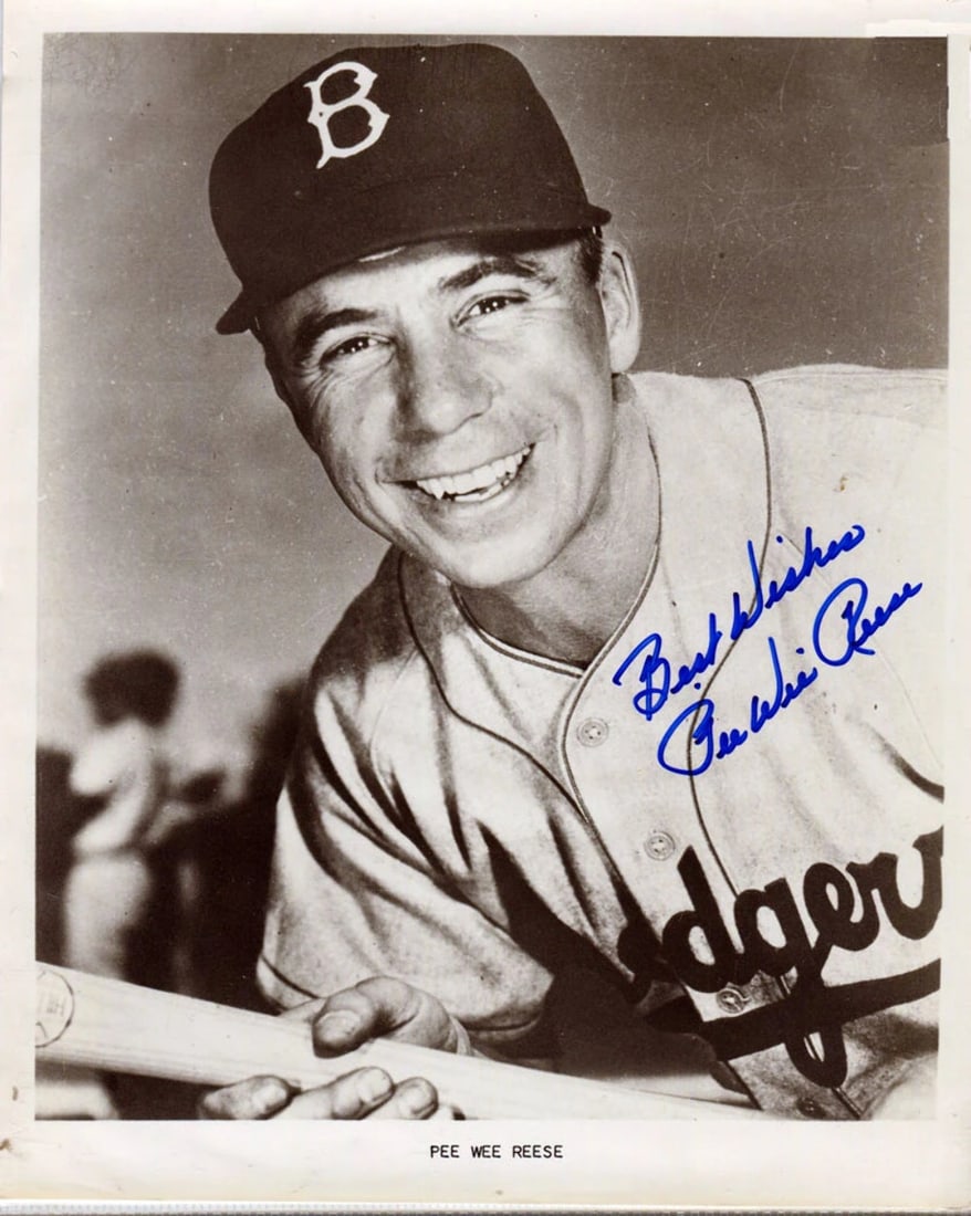 Pee Wee Reese Autographed JSA Certified 8x10 Photo: Pee Wee Reese Autographed JSA Certified 8x10 Photo Pee Wee Reese Autographed JSA Certified 8x10 Photo Guidelines for Bidding We recommend for all bidders to review the LiveAuctioneers bidding FAQ to l