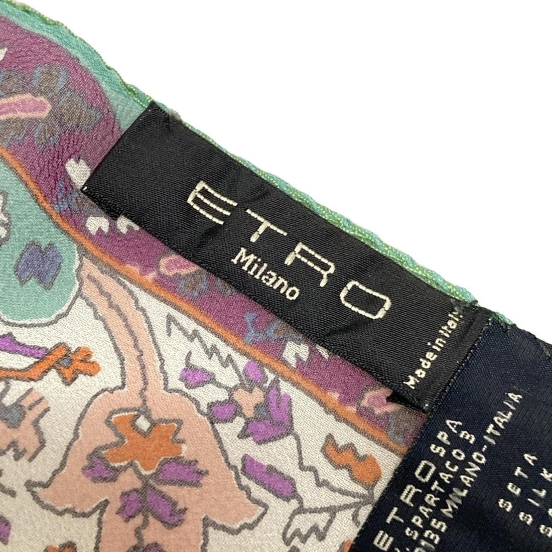 Auth ETRO - Yellow Purple Multi: Auth ETRO - Yellow Purple Multi Silk Scarf Condition: Pre-owned Brand: ETRO Style: Scarf Color: Yellow, Purple, Multi Material: Silk ConditionRank: 7 Type: Scarf SKU n