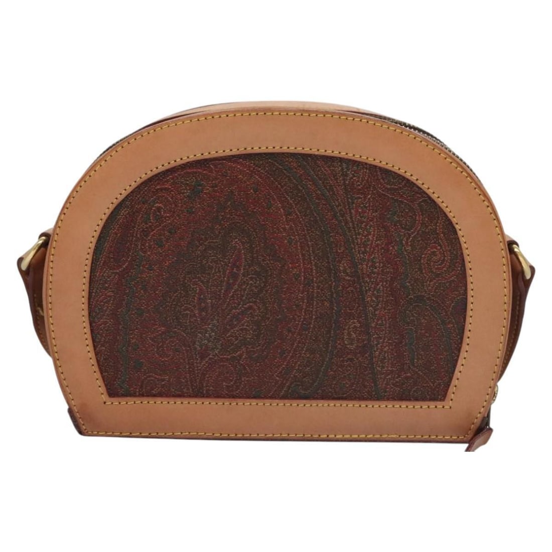 ETRO Paisley Shoulder Bag PVC Leather: ETRO Paisley Shoulder Bag PVC Leather Brown Gold Auth am7782 Condition: Pre-owned Brand: ETRO Style: Shoulder Bag Material: PVC Leather Exterior Color: Brown / Gold Size: See Description