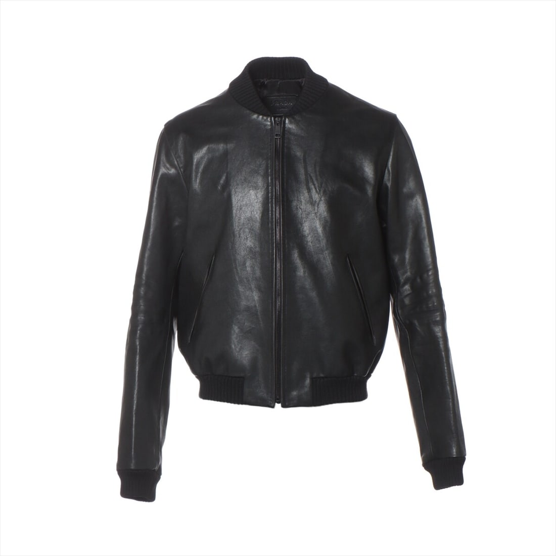 Prada 23SS Wool & Leather BOMBER: Prada 23SS Wool & Leather BOMBER JACKET 50 Mens Black UPW455 Condition: Pre-owned Brand: Prada Fair+ : Used with some noticeable scratches andor stains. A2844245 SKU no: RBJ205105919808 Guidelines for