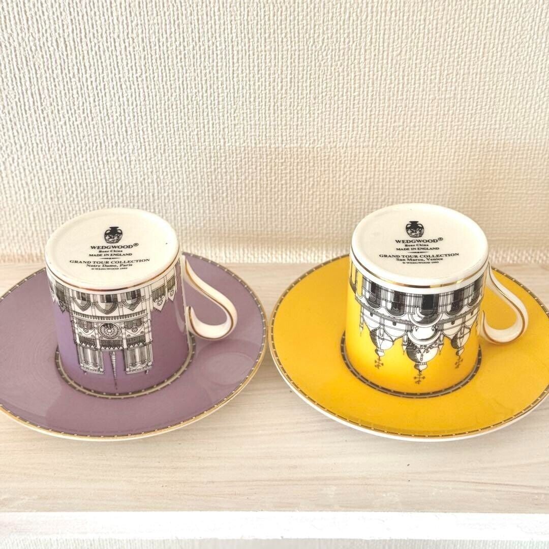 Wedgwood Grand Tour Collection Demitasse Cup: Wedgwood Grand Tour Collection Demitasse Cup Saucer Pair Set Unused Condition: New other (see details) Brand: Wedgwood Type: Espresso Cup & Saucer Color: Multicolor Set Includes: Cup & Saucer Set