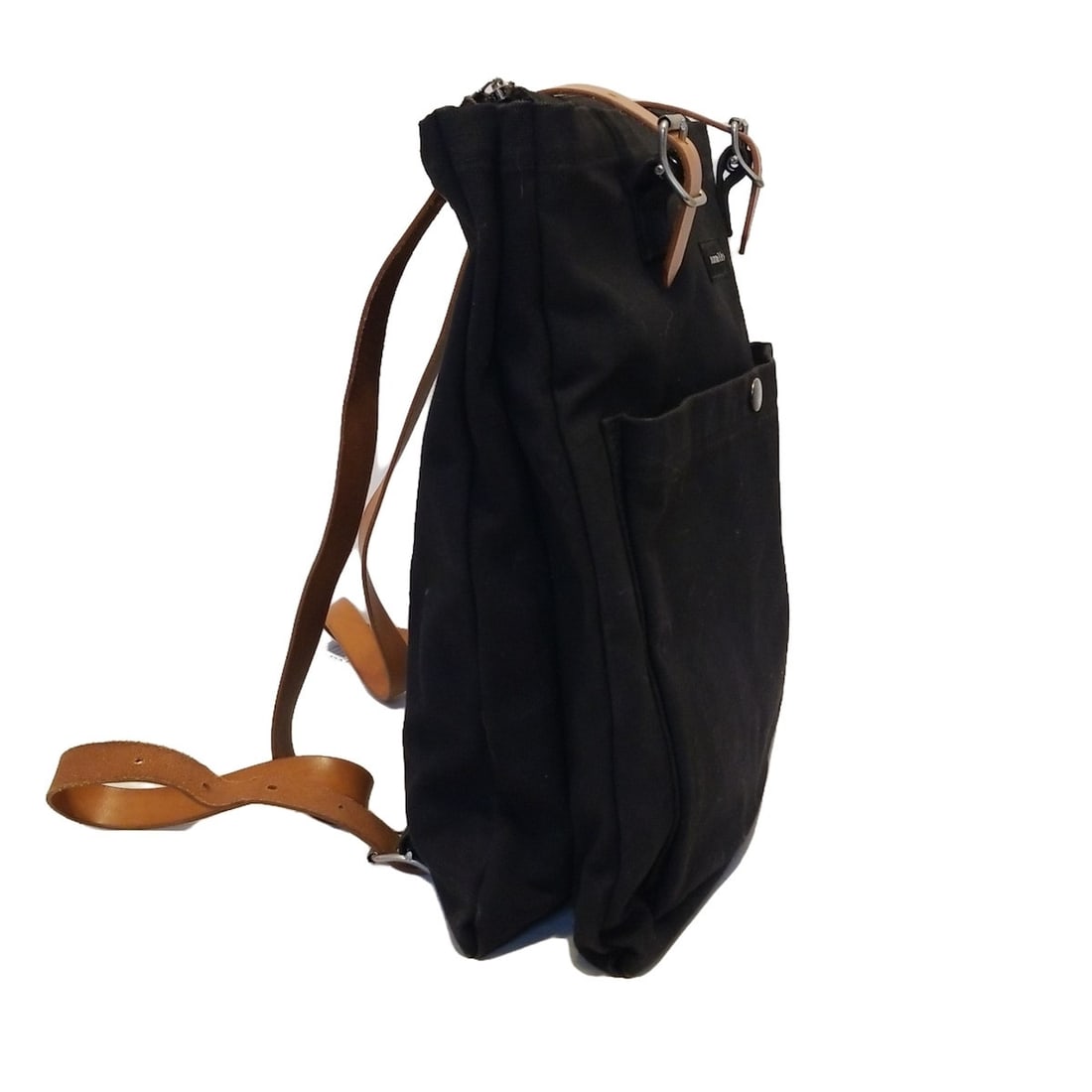 Auth marimekko - Black Brown Canvas: Auth marimekko - Black Brown Canvas Leather Backpack Condition: Pre-owned Brand: marimekko Style: Backpack Exterior Color: Black, Brown Exterior Material: Canvas, Leather ConditionRank: 6